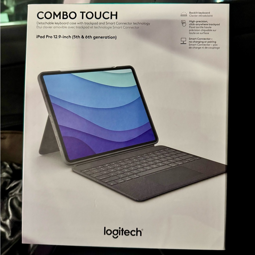 Logitech iPad Pro 12.9” Combo Touch Detachable Keyboard Case –